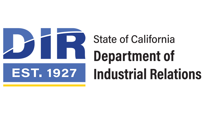 Logo of the California Department of Industrial Relations, established in 1927.