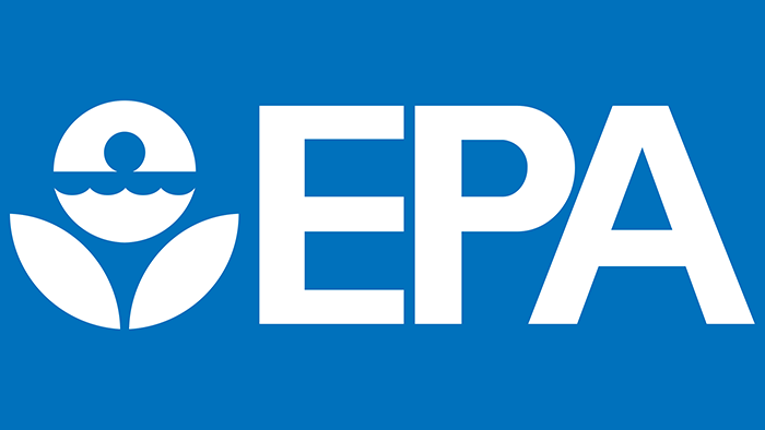 Logo of the U.S. Environmental Protection Agency with stylized plant icon and bold white EPA text on blue.